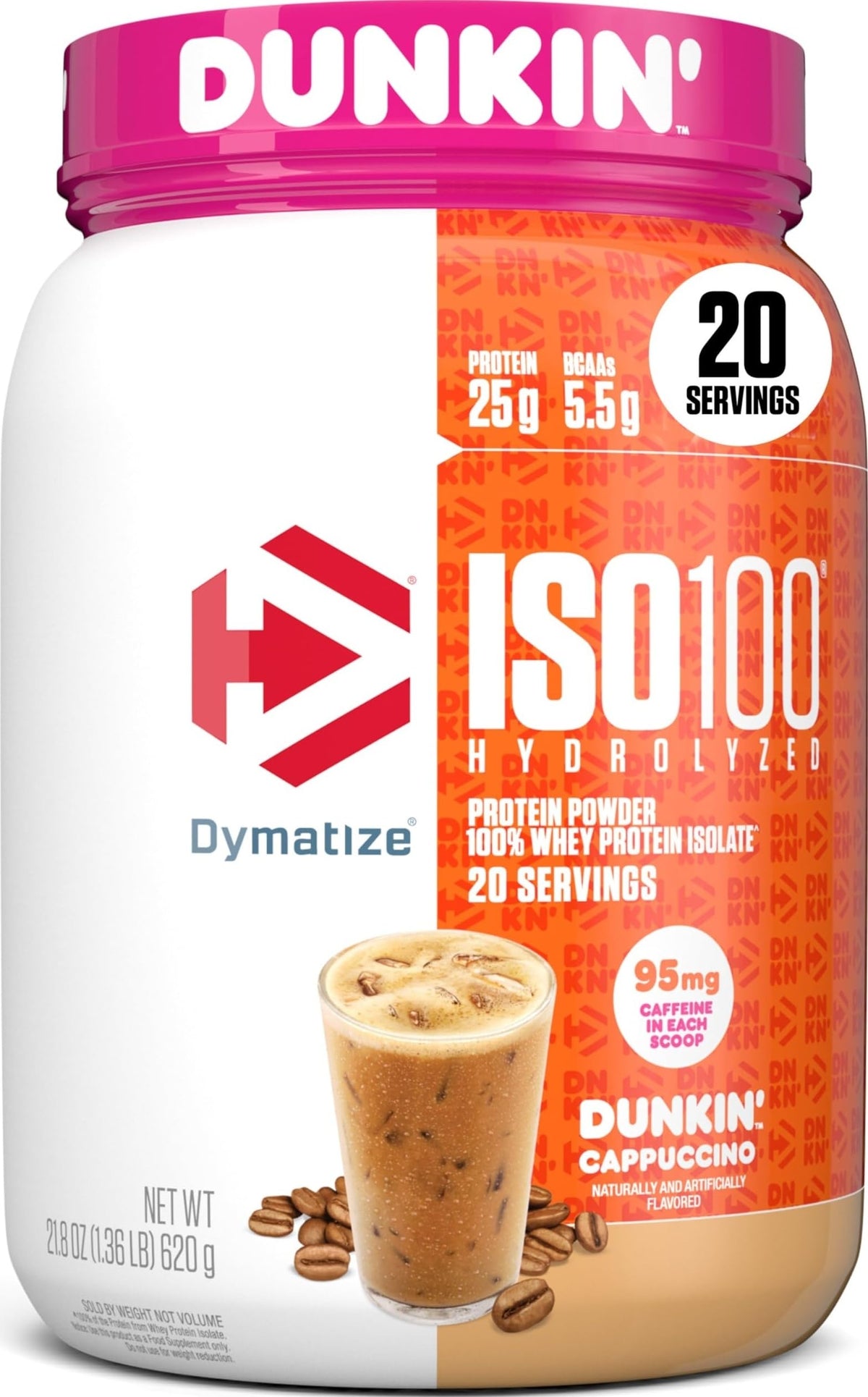 Dymatize ISO100 Protein Powder, 100% Whey Isolate, Gourmet Vanilla