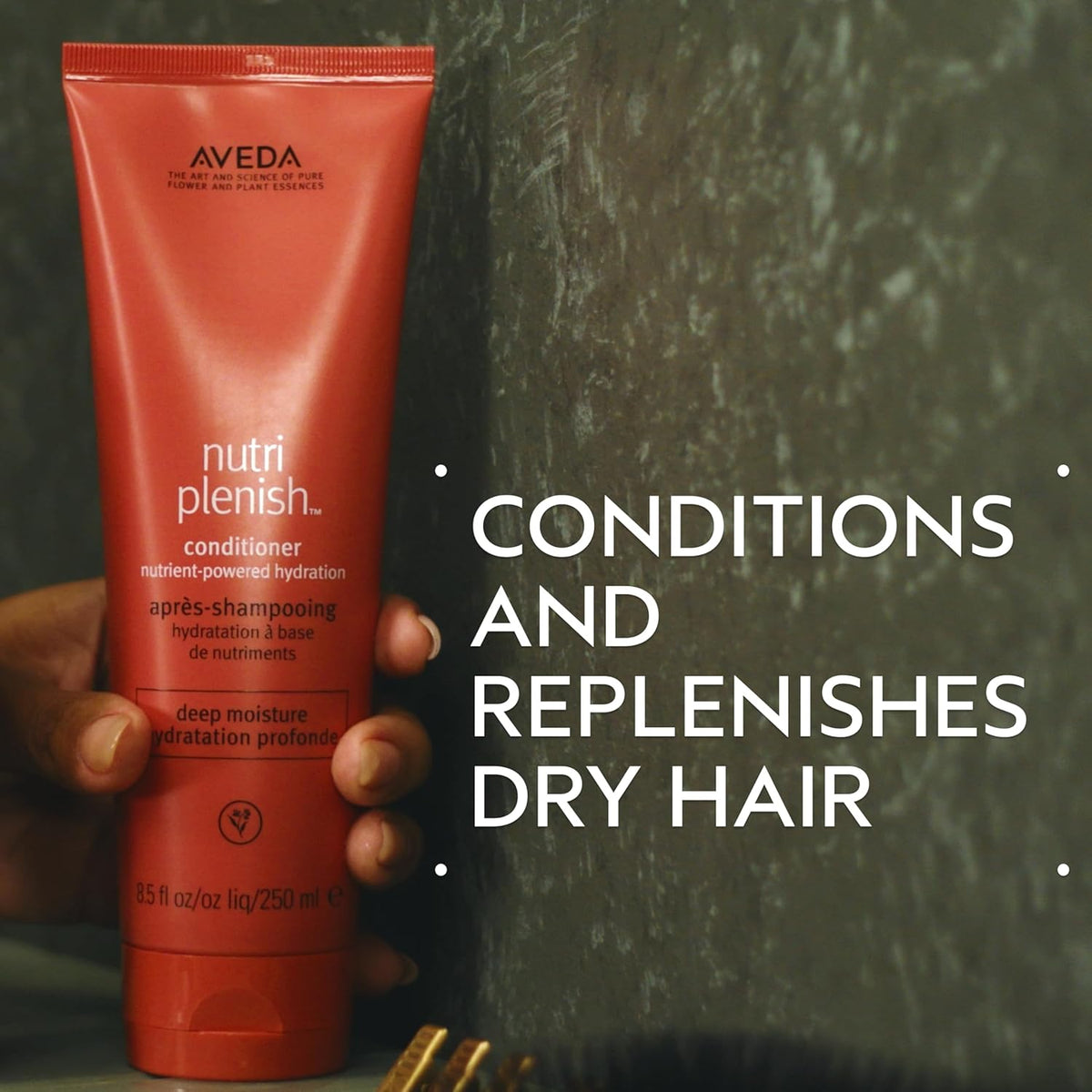Aveda Nutriplenish Conditioner Deep Moisture | Richly Hydrating for Medium to Thick Dry to Very Dry Hair | Organic Pomegranate Oil, Coconut Oil, Mango Butter | 96% Naturally Derived*