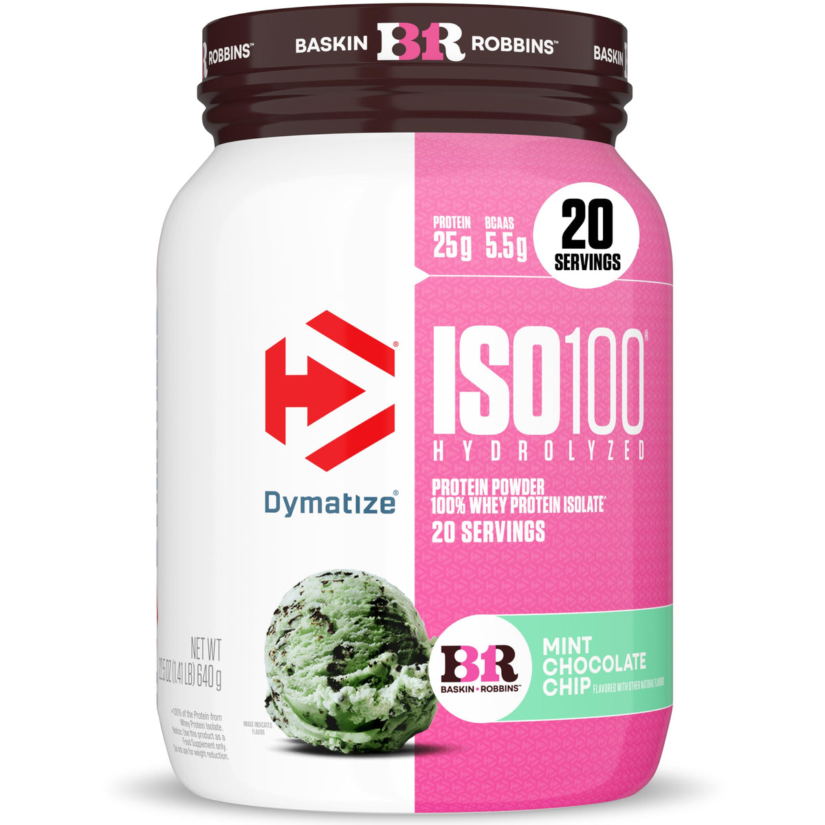 Dymatize ISO100 Protein Powder, 100% Whey Isolate, Gourmet Vanilla